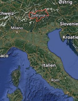 Alto Adige landkort